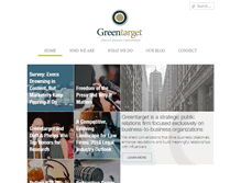 Tablet Screenshot of greentarget.com